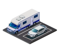 parking spaces size guide image for Airport Mini Storage of Martha's Vineyard, 14 North Line Road, Edgartown, MA, 02539