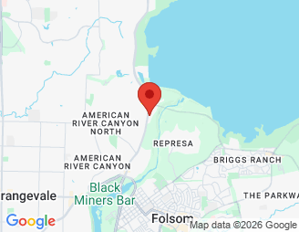 Map image of Clock Tower Self Storage, 7500 Folsom Auburn Road, Folsom, CA, 95630 location