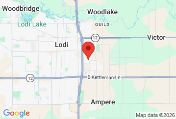 Map image of A&A Mini Storage, 1025 Industrial Way, Lodi, CA, 95240 location