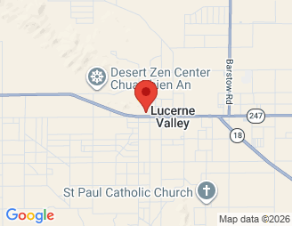 Map image of Lucerne Valley Self Storage, 31420 CA-18, Lucerne Valley, CA, 92356 location