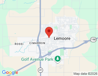 Map image of Lemoore Mini Storage, 1180 W D St, Lemoore, CA, 93245 location