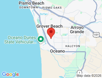 Map image of Fort Locks Self Storage, 1088 Huston Street, Grover Beach, CA, 93433 location
