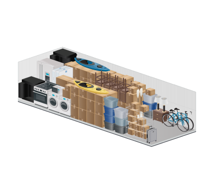 extra_large storage units size guide image for Dublin Security Storage, 6005 Scarlett Court, Dublin, CA, 94568